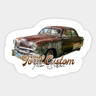 1951 Ford Custom Tudor Sedan Sticker